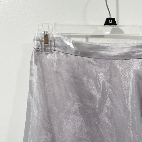 Vintage Long Flare Skirt/ Vintage Wedding Skirt/ Vintage Carrie Bradshaw skirt - Picture 5 of 9